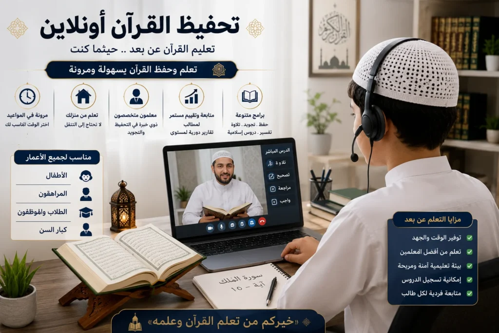تحفيظ القرآن أونلاين