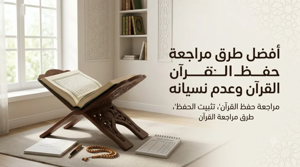 مراجعة حفظ القرآن وتثبيت الحفظ باستخدام أفضل طرق مراجعة القرآن