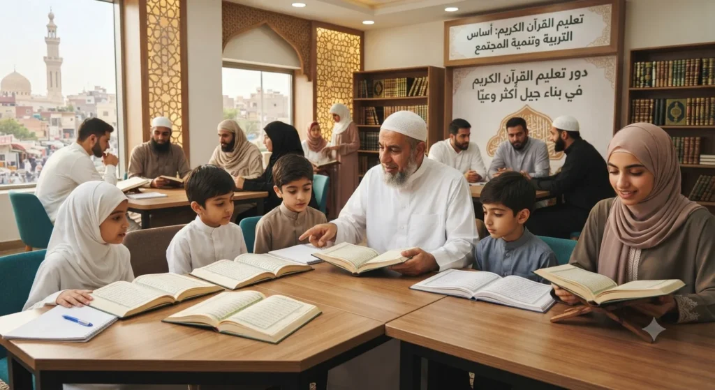 دور تعليم القرآن الكريم في بناء جيل أكثر وعيًا