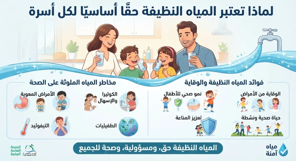 المياه النظيفة أساس الحياة والصحة