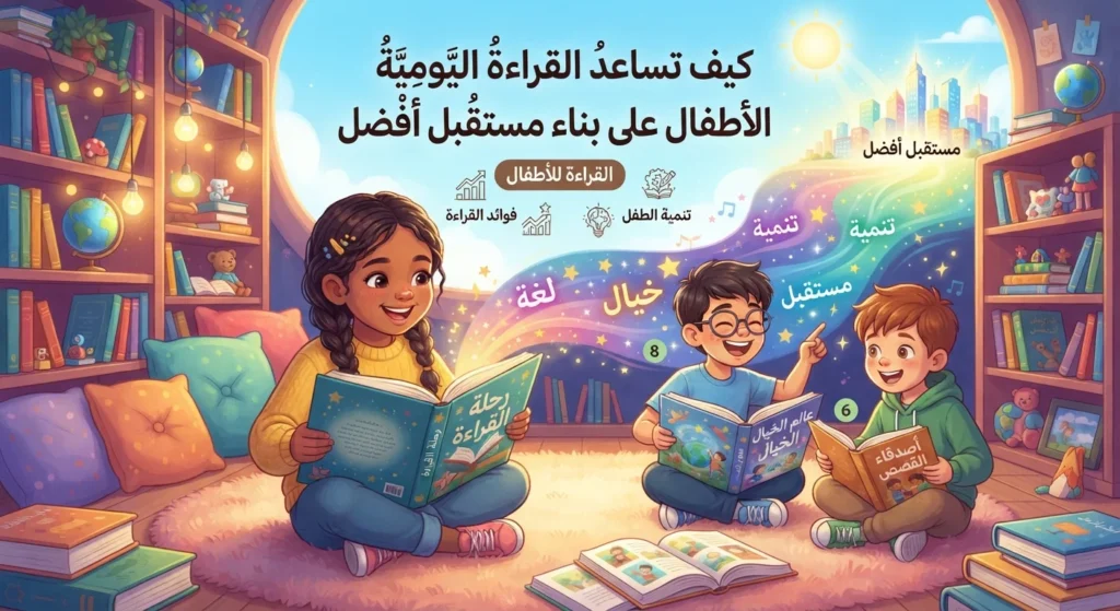 كيف تساعد القراءة اليومية الأطفال على بناء مستقبل أفضل