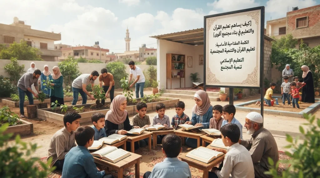 كيف يساهم تعليم القرآن والتعليم في بناء مجتمع أقوى