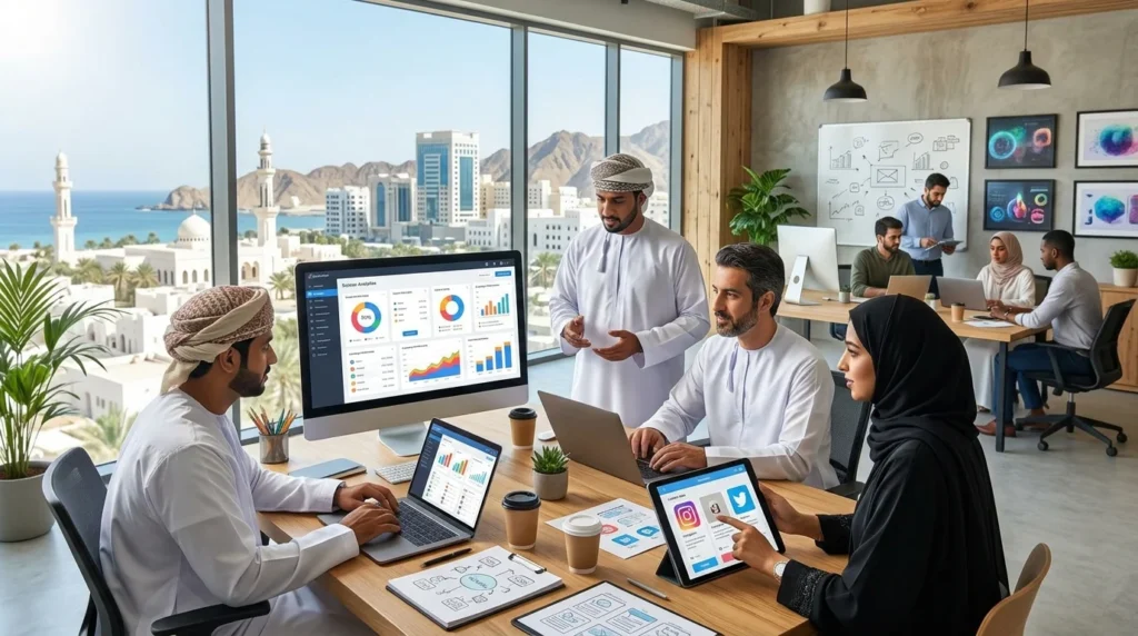 التسويق عبر وسائل التواصل الاجتماعي في عُمان كيف تختار الوكالة المناسبة لبناء علامتك التجارية؟